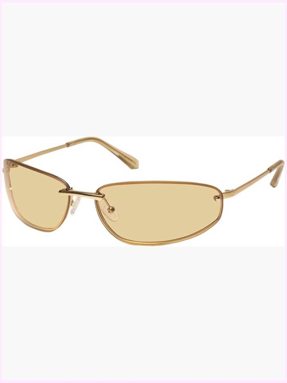 Y2K Retro Metal Sunglasses UV400 Protection for Women